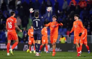 Jon Aramburu marcó el gol de la victoria de la Real Sociedad sobre Getafe.