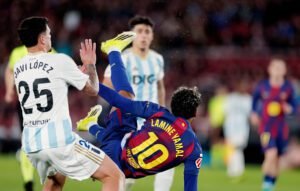 Lamine Yamal marcó un golazo para el 3-0 de Barcelona contra Real Oviedo.