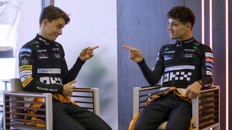 Oscar Piastri y Lando Norris