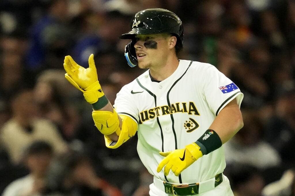 Australia blanqueó a China Taipéi en arranque del Clásico Mundial 3 Australia