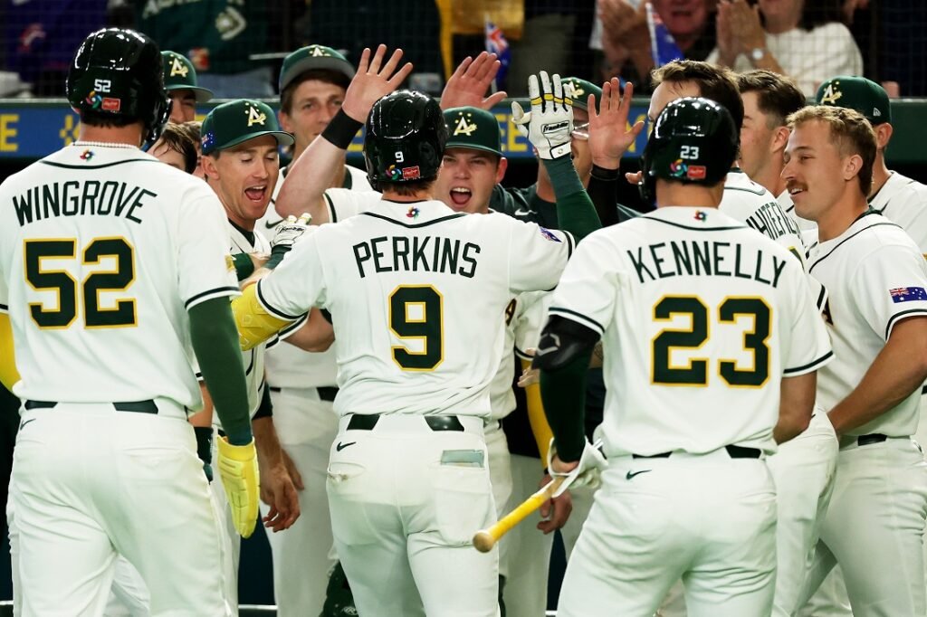 Australia blanqueó a China Taipéi en arranque del Clásico Mundial 7 Australia