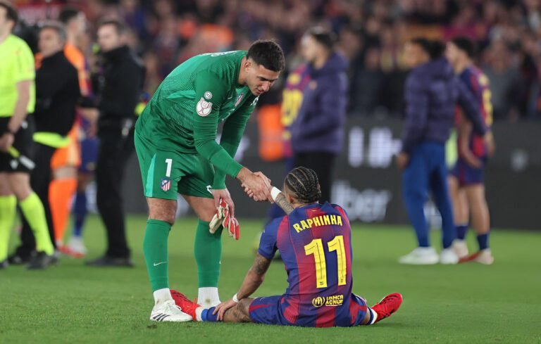 Home 29 Barcelona ganó 3-0 al Atlético de Madrid, pero fue insuficiente para la remontada en Copa del Rey.