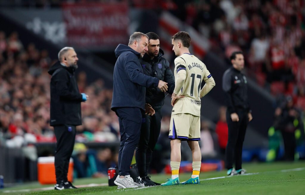 Barcelona gana 1-0 al Athletic con Lamine como figura 2 Hansi Flick, DT del Barcelona.