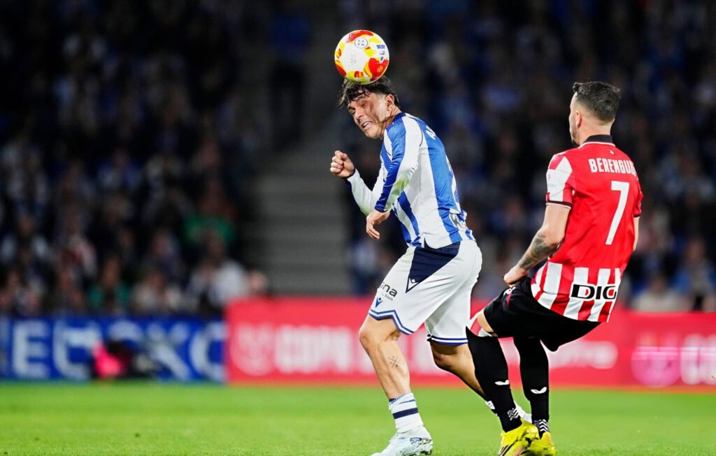 La Real Sociedad de Aramburu y Yangel, a la final de la Copa del Rey 1 Jon Aramburu disputó los 90 minutos.