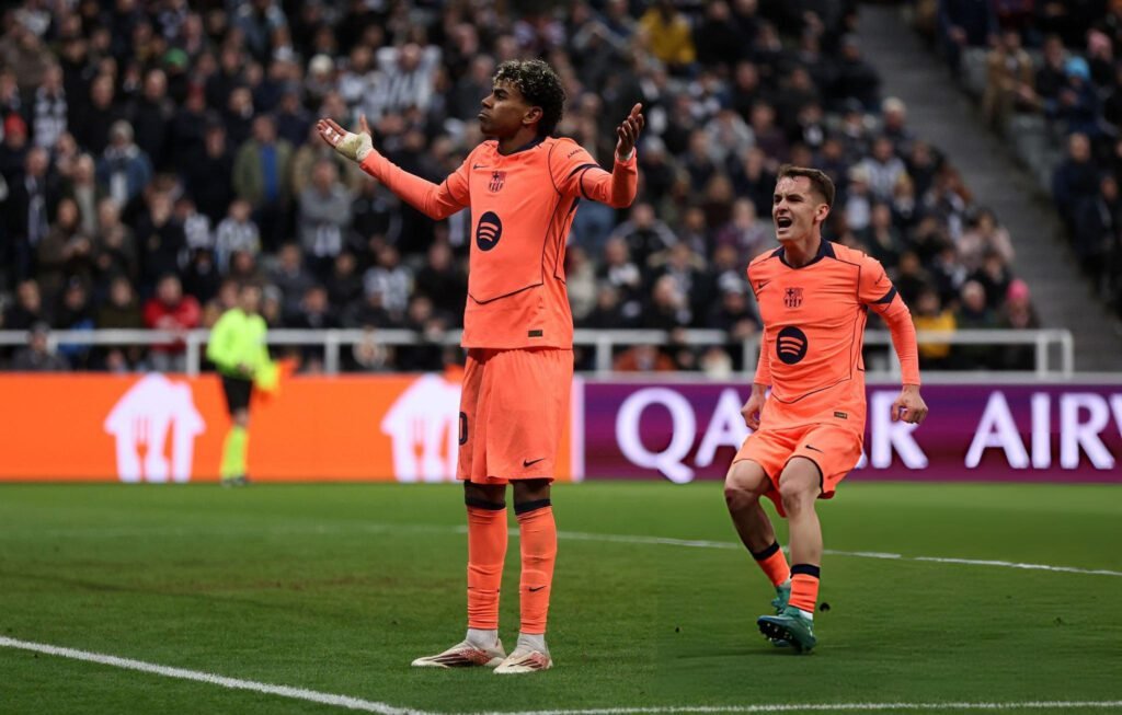 Barcelona despertó a tiempo y sacó empate con Newcastle 8 Lamine Yamal logró su gol número 20 de la temporada, sumando Champions y torneos españoles.