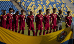 Home 23 La Vinotinto. Foto: FVF.