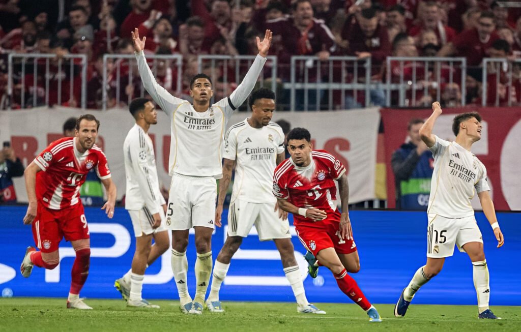 Real Madrid, eliminado por Bayern en un partido épico: ¿terminará 2026 en blanco? 5 Lucho Díaz anotó en la victoria del Bayern Munich sobre Real Madrid en cuartos de Champions.