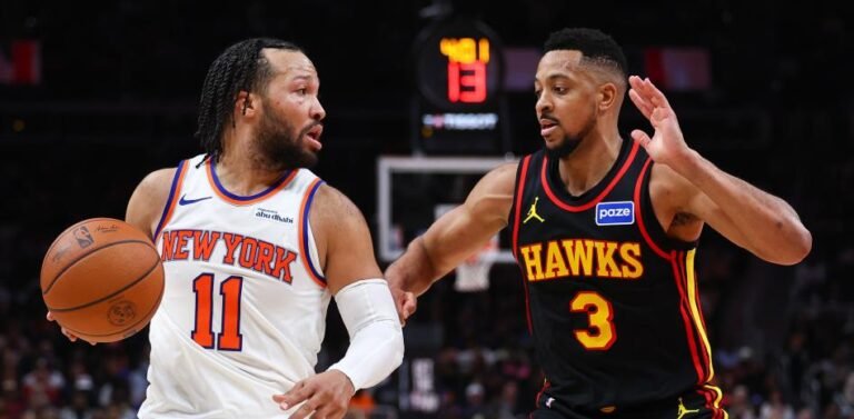 Home 32 Jalen Brunson y CJ (Knicks vs Hawks)