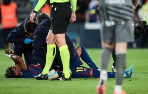 Lamine Yamal salió lesionado de la victoria 1-0 del Barcelona sobre Celta de Vigo.