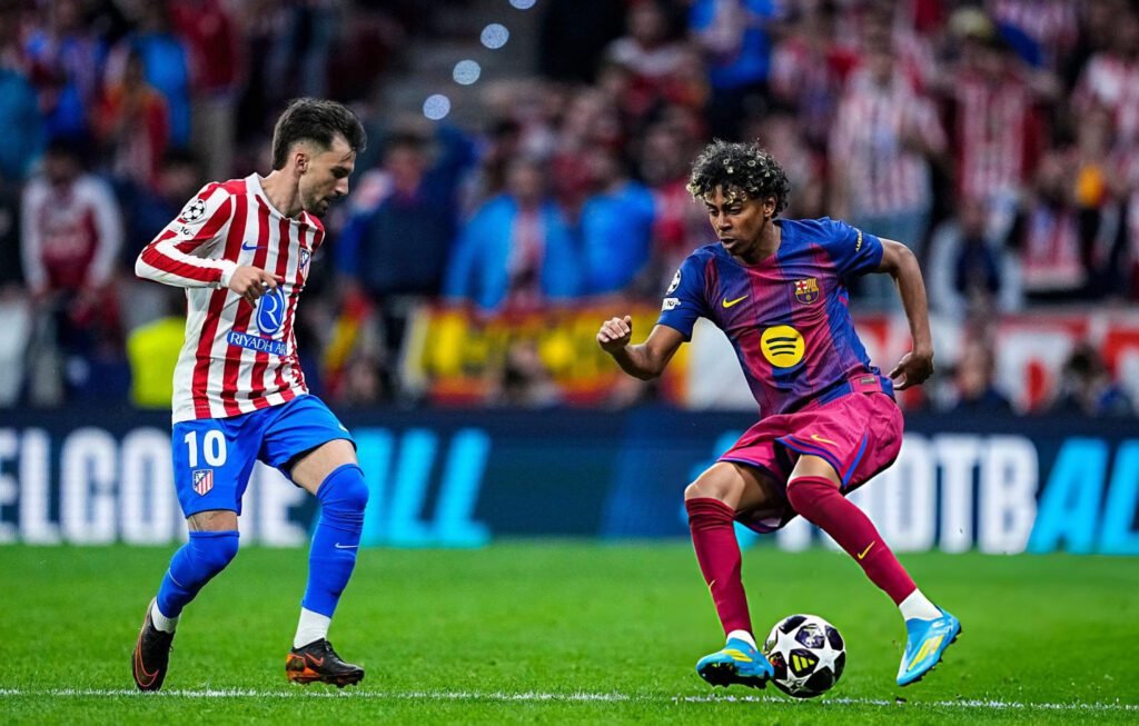 Barcelona de nuevo se estrella con el muro del Atlético de Madrid 1 Lamine Yamal marcó, pero fue insuficiente para la clasificación de Barcelona.