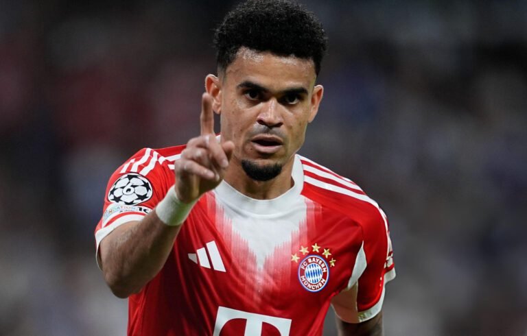 Luis Díaz abrió el marcador para Bayern en el Bernabéu.