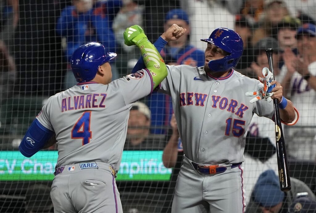 Francisco Álvarez desató su poder en paliza de los Mets 1 Francisco Álvarez