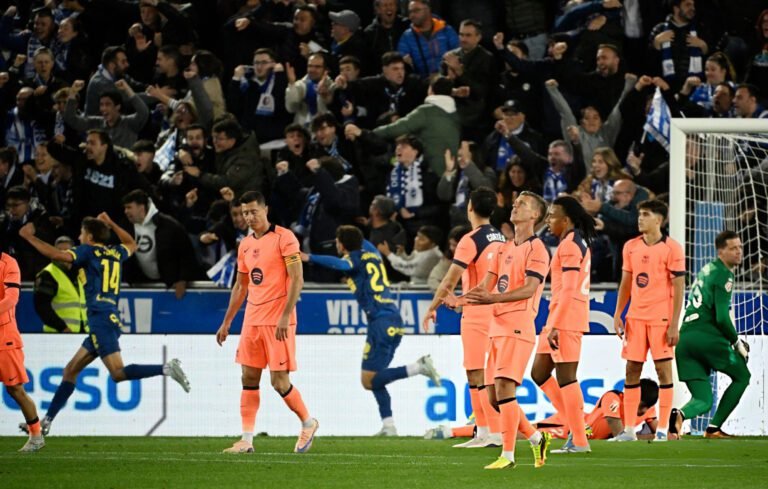 Home 28 Barcelona cayó 1-0 con Alavés.