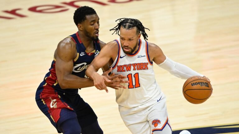 Home 31 Donovan Mitchell y Jalen Brunson (Knicks vs Cavaliers)