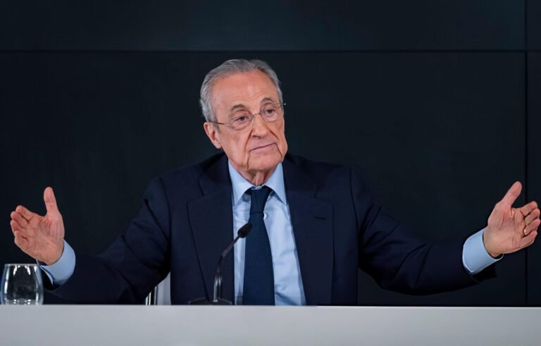 Home 32 Florentino Pérez, presidente del Real Madrid.