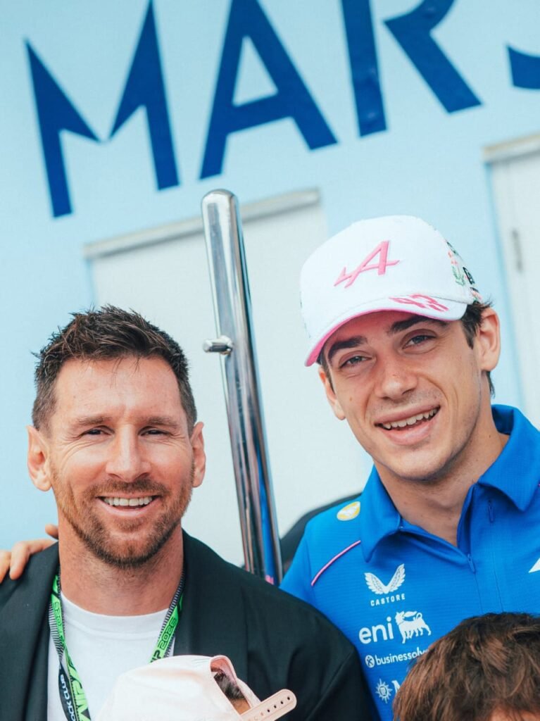 Franco Colapinto: "Miami fue mi fin de semana perfecto en la F1" 1 colapintop y messi