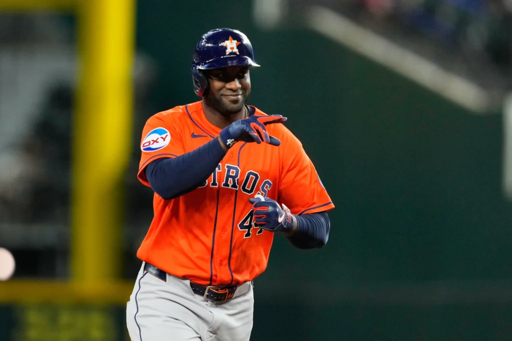 Yordan Álvarez no detiene su rumbo fijo al MVP de la Liga Americana 1 Yordan Álvarez en modo MVP