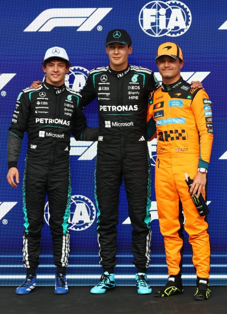 Russell vence a Antonelli y se lleva la pole en el GP de Canadá 2026 1 top 3 pole gp de canada