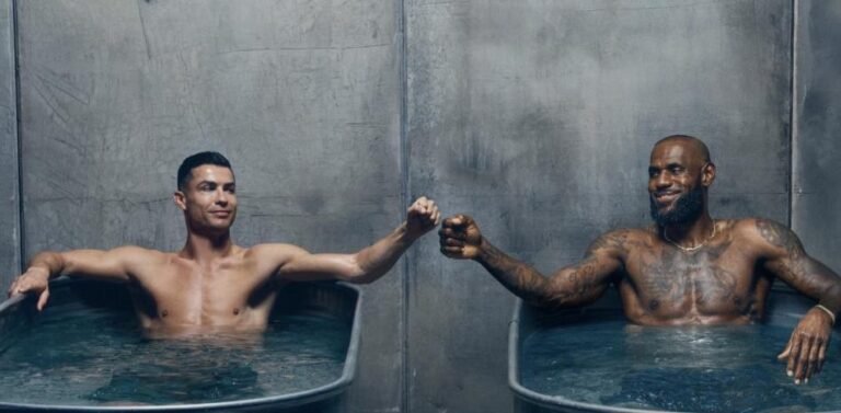 Cristiano Ronaldo y LeBron James
