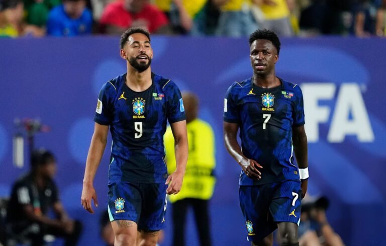 Matheus Cunha y Vinicius Júnior brillaron en la victoria de Brasil sobre Haití.