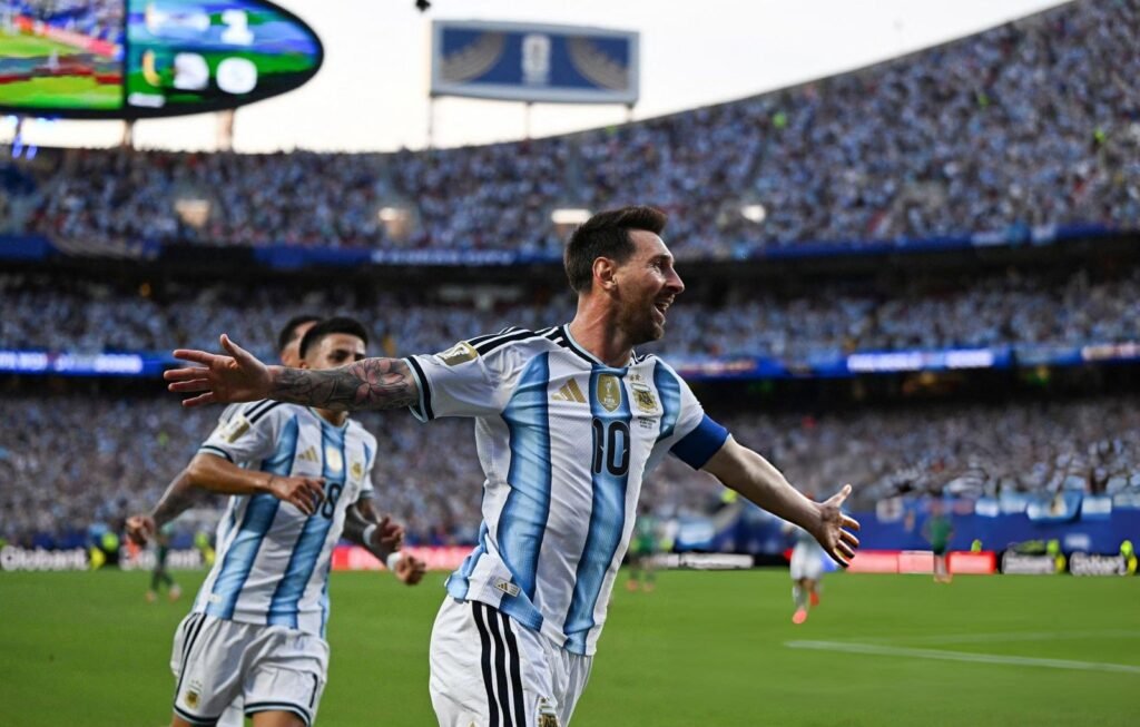 Messi, la leyenda continúa: triplete para alcanzar a Klose 2 Lionel Messi, genio y figura.