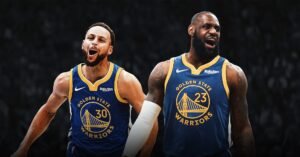 Home 19 Stephen Curry y LeBron James (Warriors)