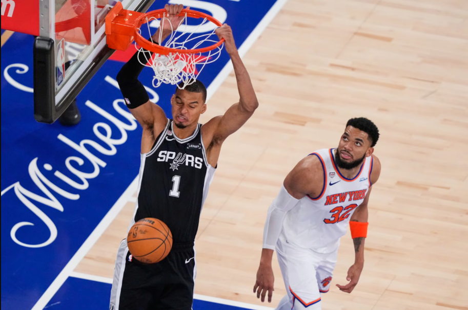 Spurs: Victor Wembanyama analiza la derrota de San Antonio en el cuarto partido de las Finales 7 Victor Wemby (Spurs)