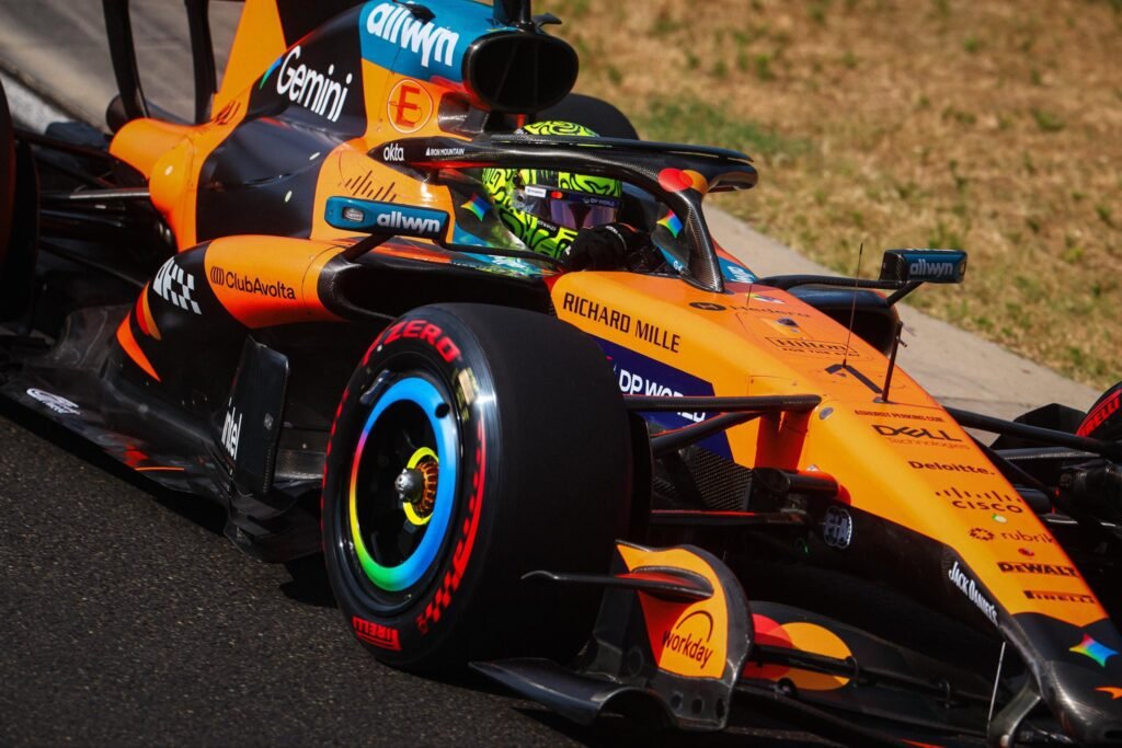 Norris le arrebata la pole a Hamilton en Hungría 2026 1 Norris