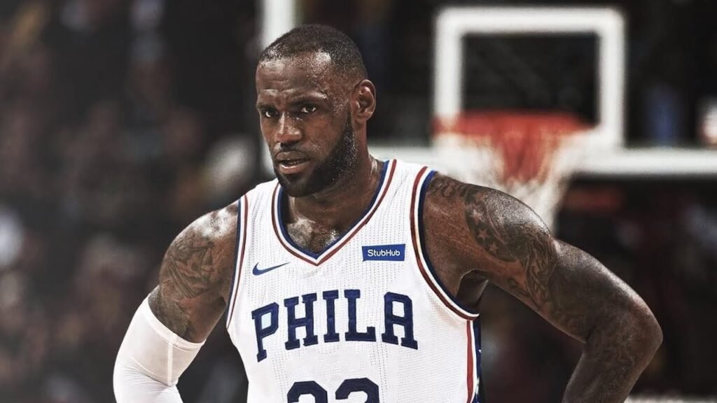 ¿LeBron James entraría en un quinteto histórico de los Sixers? 2 LeBron James (Sixers)