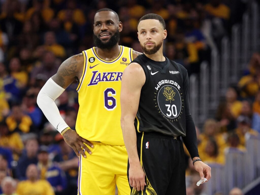 Stephen Curry quiere jugar con LeBron James 9 LeBron James y Stephen Curry