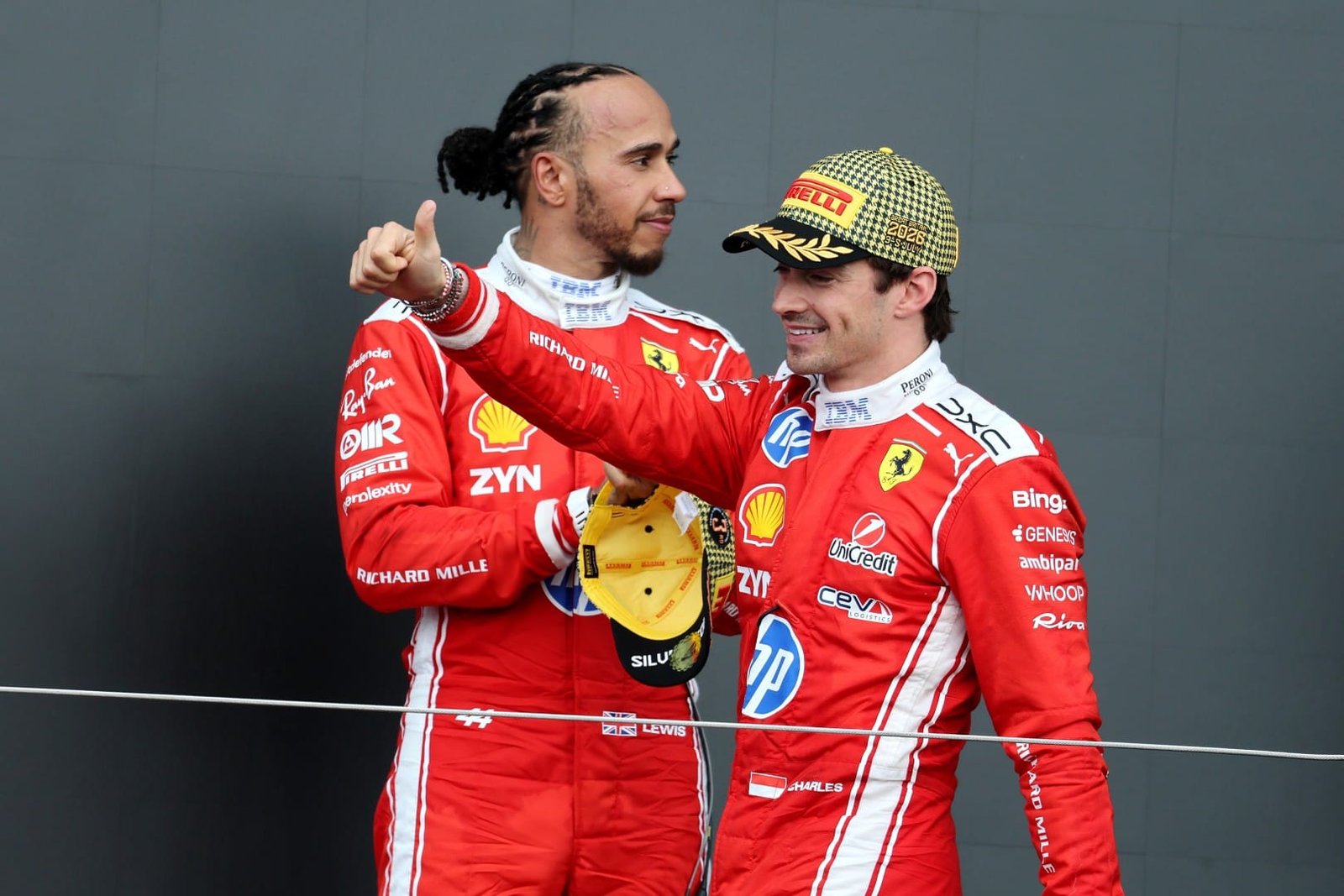 F1: Ganadores y perdedores del GP de Gran Bretaña 2026 2 Lewis Hamilton y Charles Leclerc, Ferrari, F1