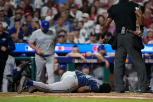 Home 19 Junior Caminero sale lesionado del Juego de Estrellas