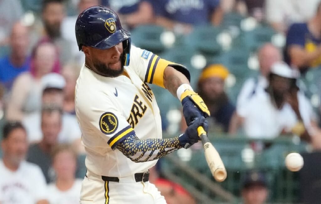 MLB: Jackson Chourio se paró a la zurda y no perdió el toque 1 Jackson Chourio