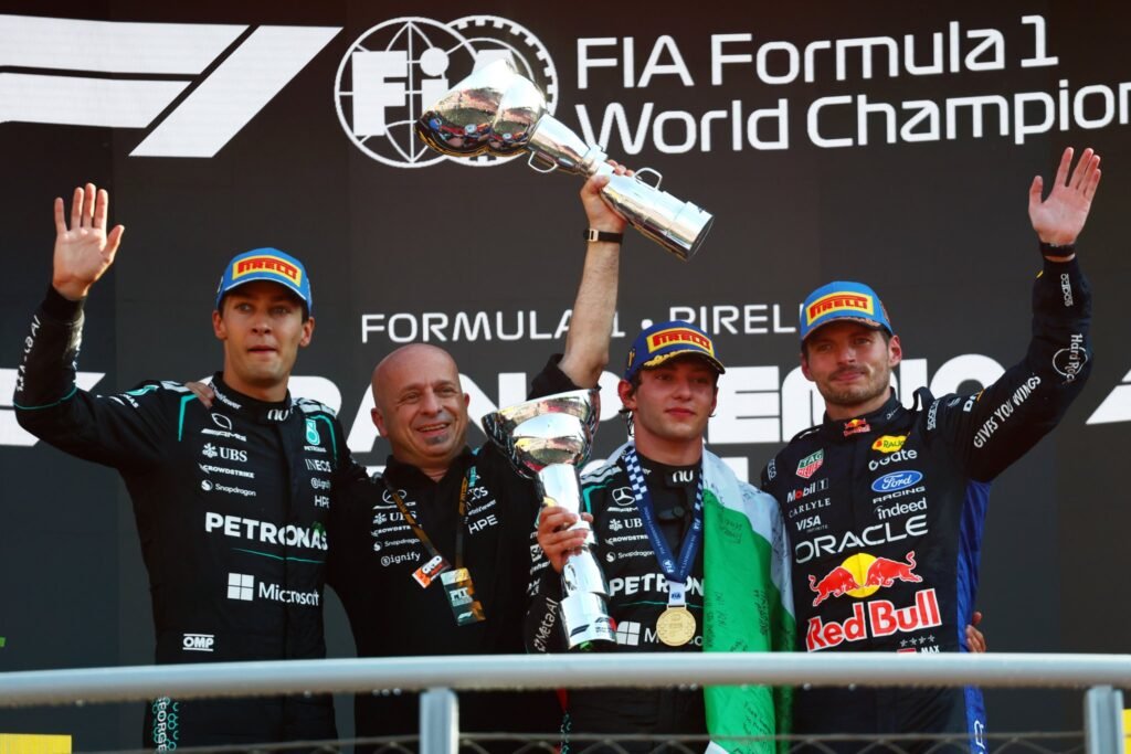 Kimi Antonelli remontó y ganó el GP de Italia 2026 2 Antonelli