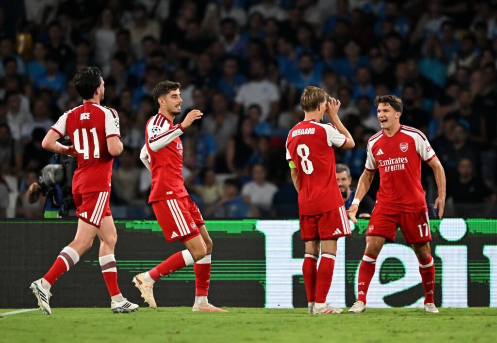 PSG y Arsenal arrancan con triunfo en la Champions 26/27 4 arsenal vs napoli