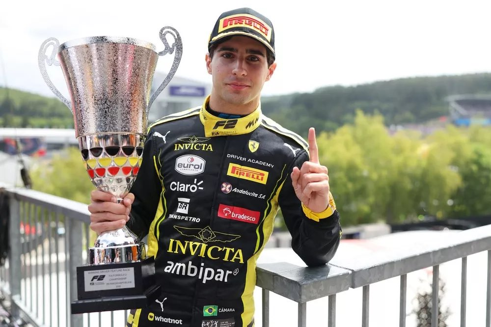 ¿Otro brasileño a la F1? Rafael Camara es favorito al asiento de Haas 1 Camara
