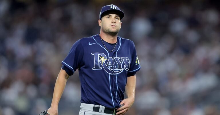 Home 27 Shane McClanahan no juega más en postemporada con los Rays de Tampa Bay