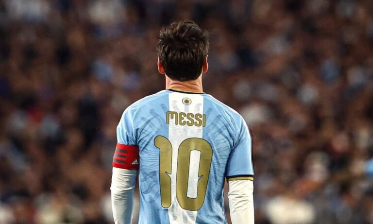 Home 30 Leo Messi en su partido de despedida con Argentina.