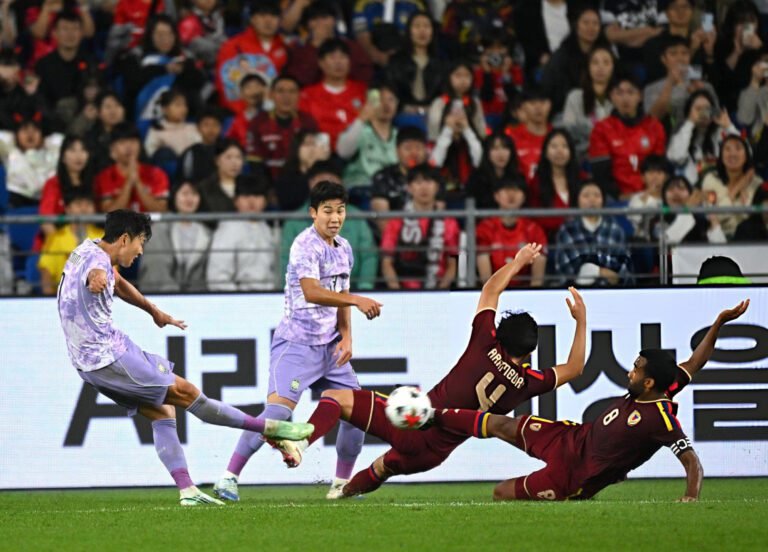 Home 28 Venezuela igualó sin goles con Corea del Sur.