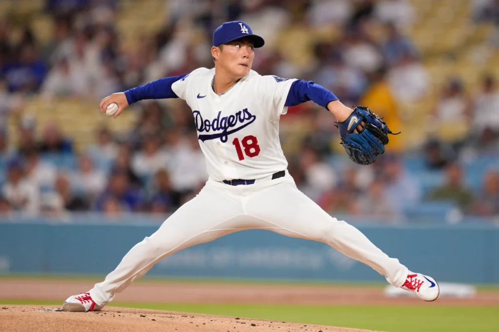 Duelo de estrellas: Chris Sale y Yoshinobu Yamamoto se enfrentan en el Juego 3 de Bravos vs Dodgers 1 Yoshinobu Yamamoto vs Chris Sale en el Juego 3