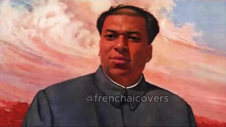 China contra Mbappé por un meme de Mao Tse-Tung: 5 datos para entender la polémica 1 Meme de Mbappé como Mao.